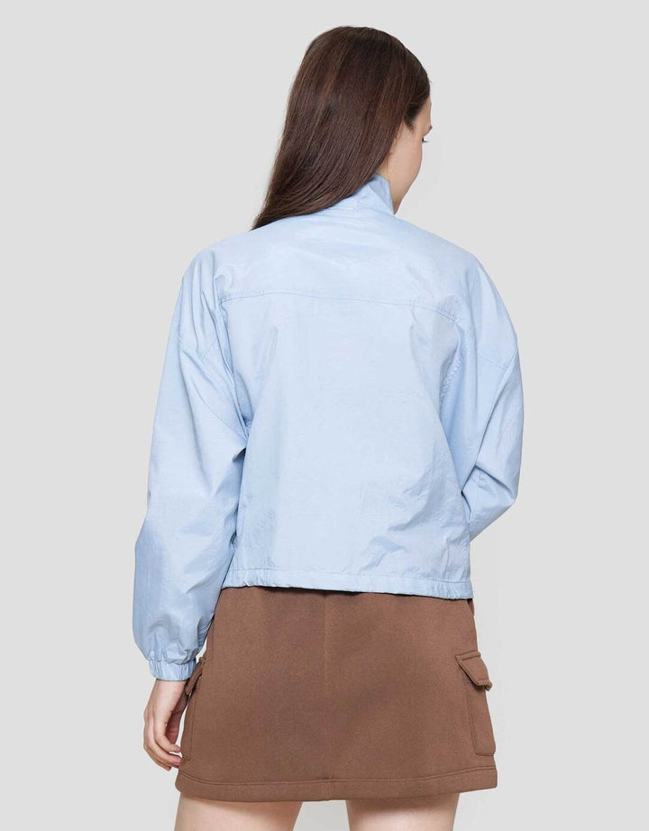 Nevada Standing Collar Woven Jaket Wanita