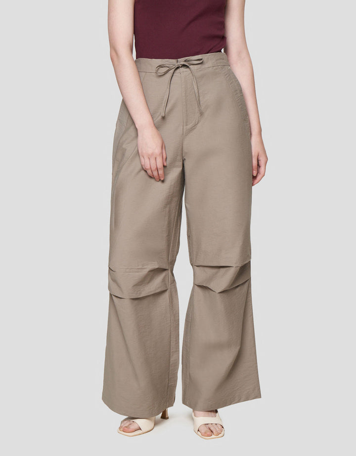 Nevada Double Pleats Wide Leg Celana Panjang Wanita