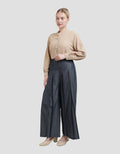 Nevada Wide Leg Pleats Celana Panjang Wanita