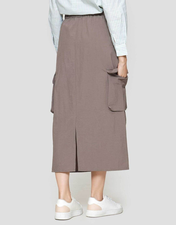 Nevada Patch Pocket Cargo Rok Panjang Wanita