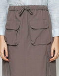 Nevada Patch Pocket Cargo Rok Panjang Wanita