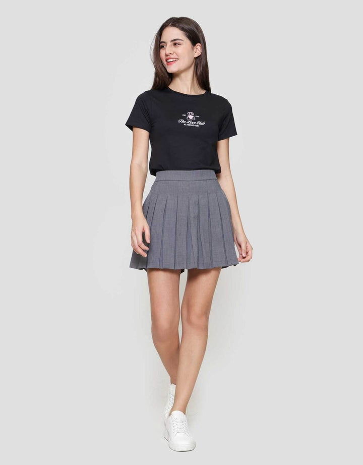 Nevada Woven Pleats Celana Rok Wanita