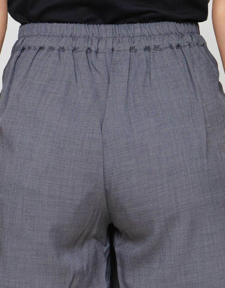 Nevada Woven Pleats Celana Rok Wanita