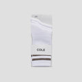 Cole 3 Pack Quarter Sport Stripe Combo Kaus Kaki Pria