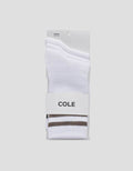 Cole 3 Pack Quarter Sport Stripe Combo Kaus Kaki Pria