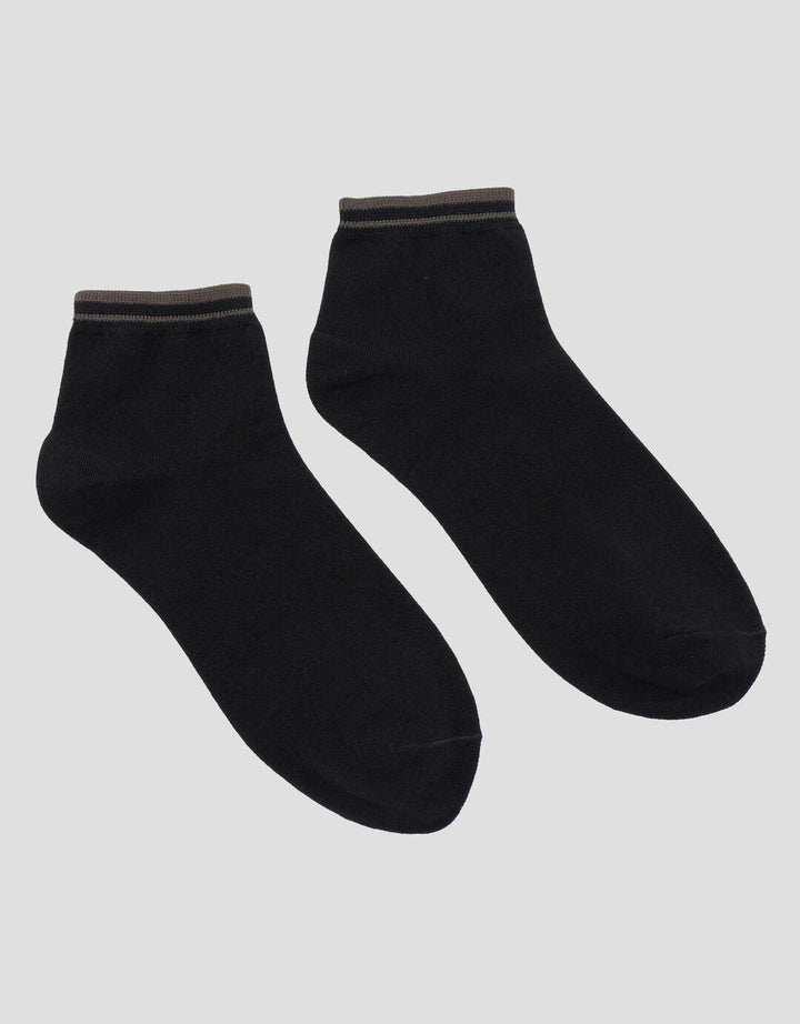 Cole Ankle Bamboo Solid With List Kaus Kaki Pria