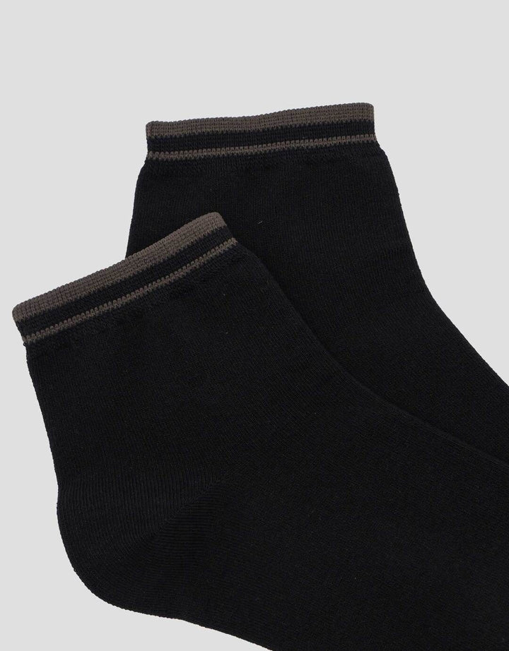 Cole Ankle Bamboo Solid With List Kaus Kaki Pria