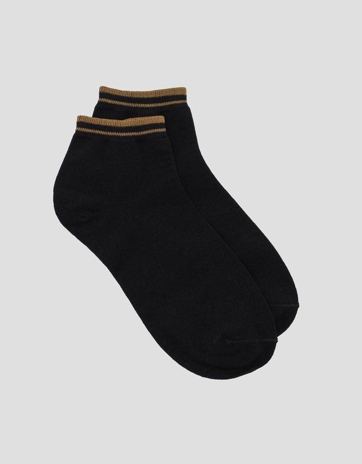 Cole Ankle Bamboo Solid With List Kaus Kaki Pria