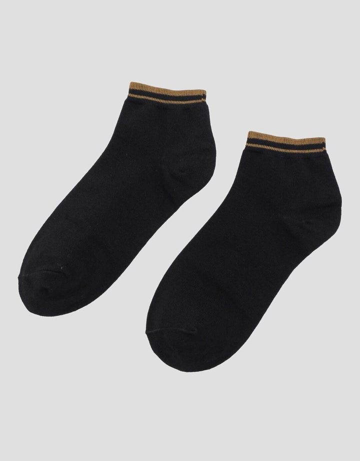 Cole Ankle Bamboo Solid With List Kaus Kaki Pria