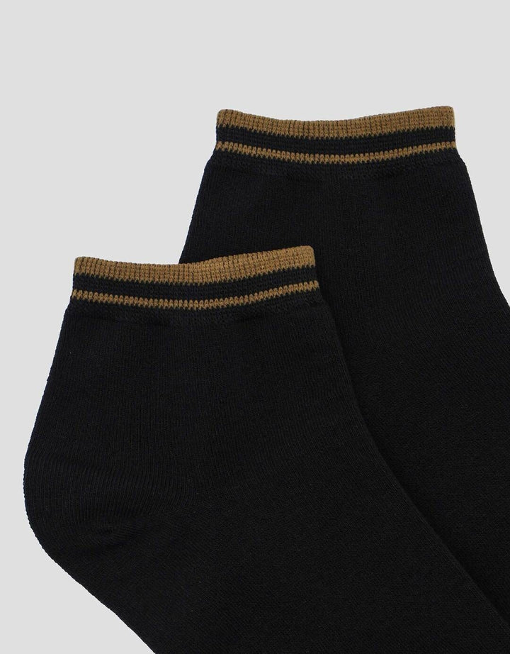 Cole Ankle Bamboo Solid With List Kaus Kaki Pria