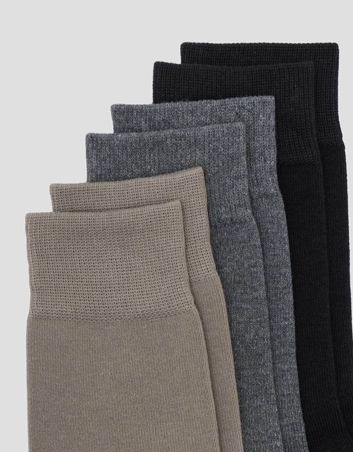 Cole 3 Pack Quarter Sport Kaus Kaki Pria