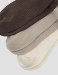 COLE 3PK QUARTER RIB SOLID COLOR KAUS KAKI PRIA