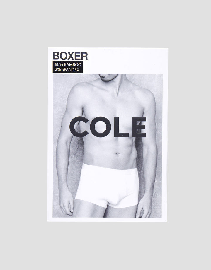 Cole 2Pk Bamboo Body Wrap Solid Boxer Pria