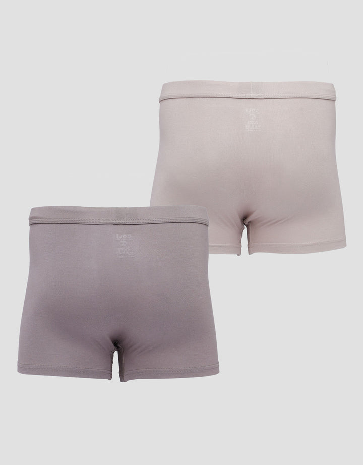 Cole 2Pk Bamboo Body Wrap Solid Boxer Pria