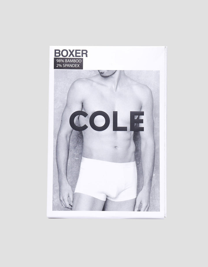 Cole 2Pk Bamboo Body Wrap Solid Boxer Pria