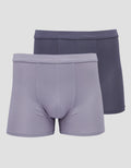 Cole 2Pk Boxer Modal Body Wrap Solid Boxer Pria
