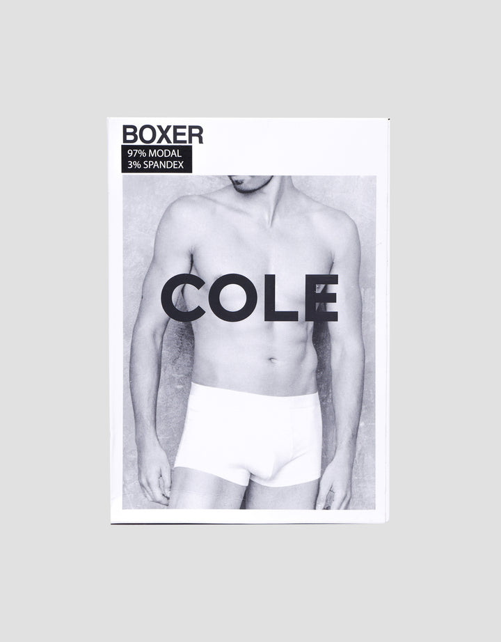 Cole 2Pk Boxer Modal Body Wrap Solid Boxer Pria