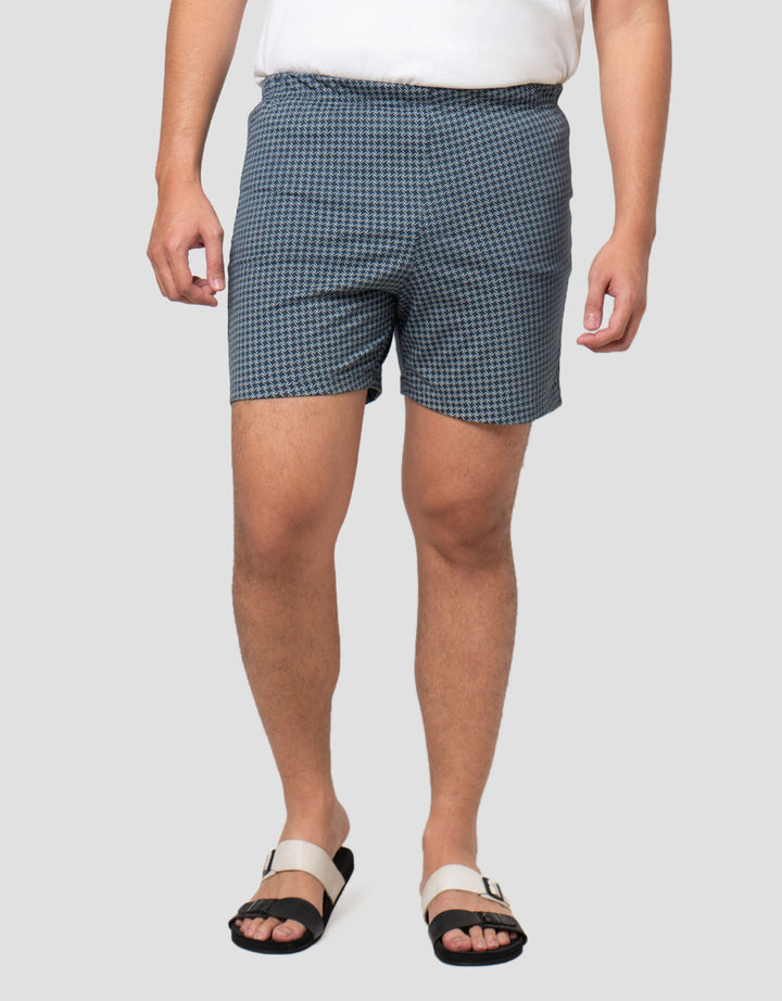 Cole Print Geometric Celana Boxer Pria