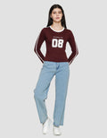 Nevada Spandex Michigan Kaos Lengan Panjang Wanita