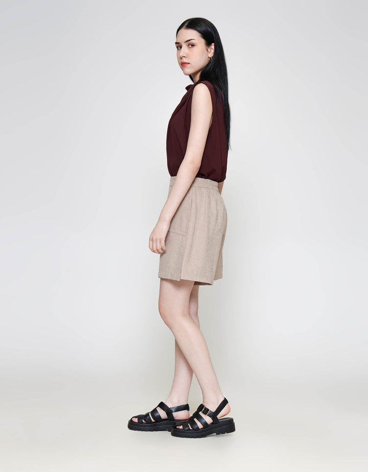 ZES Suede Celana Rok Wanita MASWB015