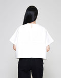 ZES Crop Suede Top Blouse Wanita MASWT007