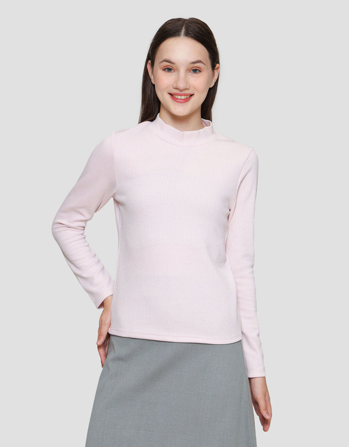 Suko Rib Long Sleeve Kaos Lengan Panjang Wanita