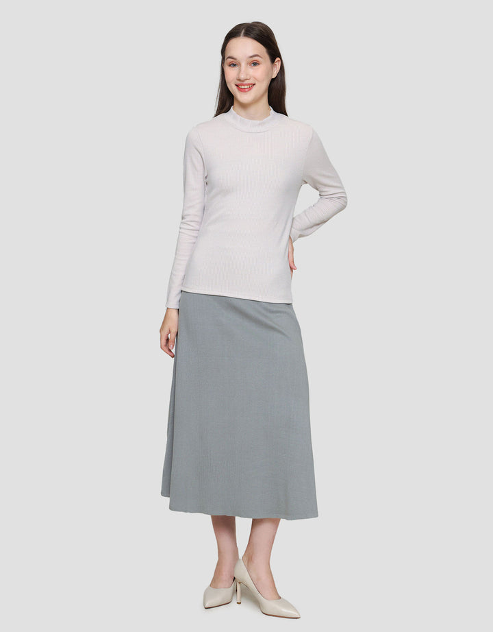 Suko Rib Long Sleeve Kaos Lengan Panjang Wanita