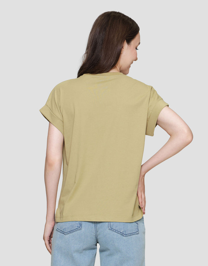 Suko Boxy Graphic Kaos Wanita