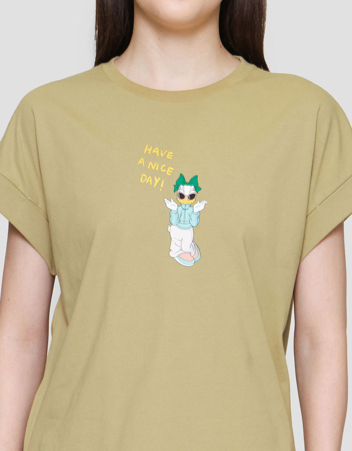 Suko Boxy Graphic Kaos Wanita