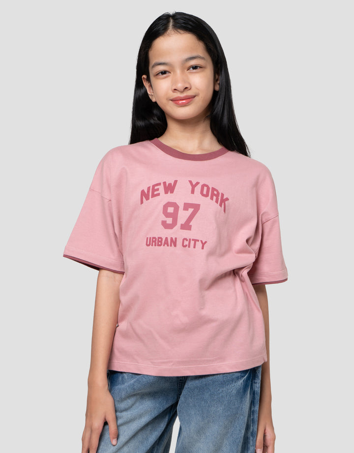 Nevada Newyork Kaos Anak Perempuan