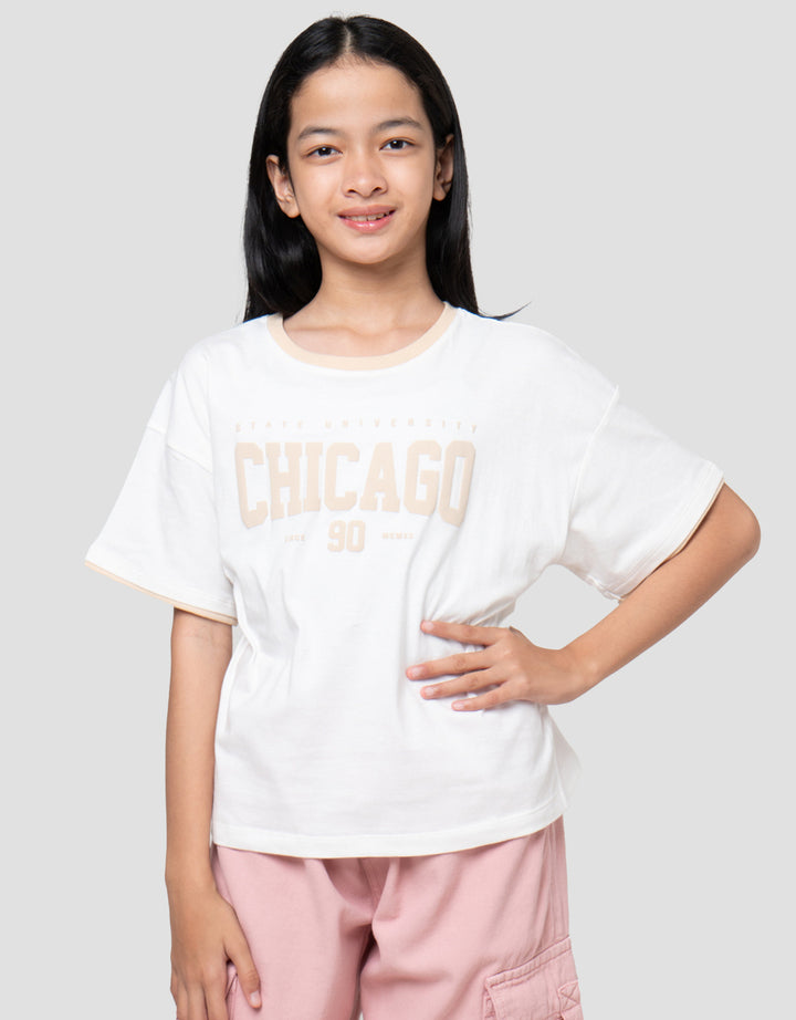 Nevada Chicago Kaos Anak Perempuan