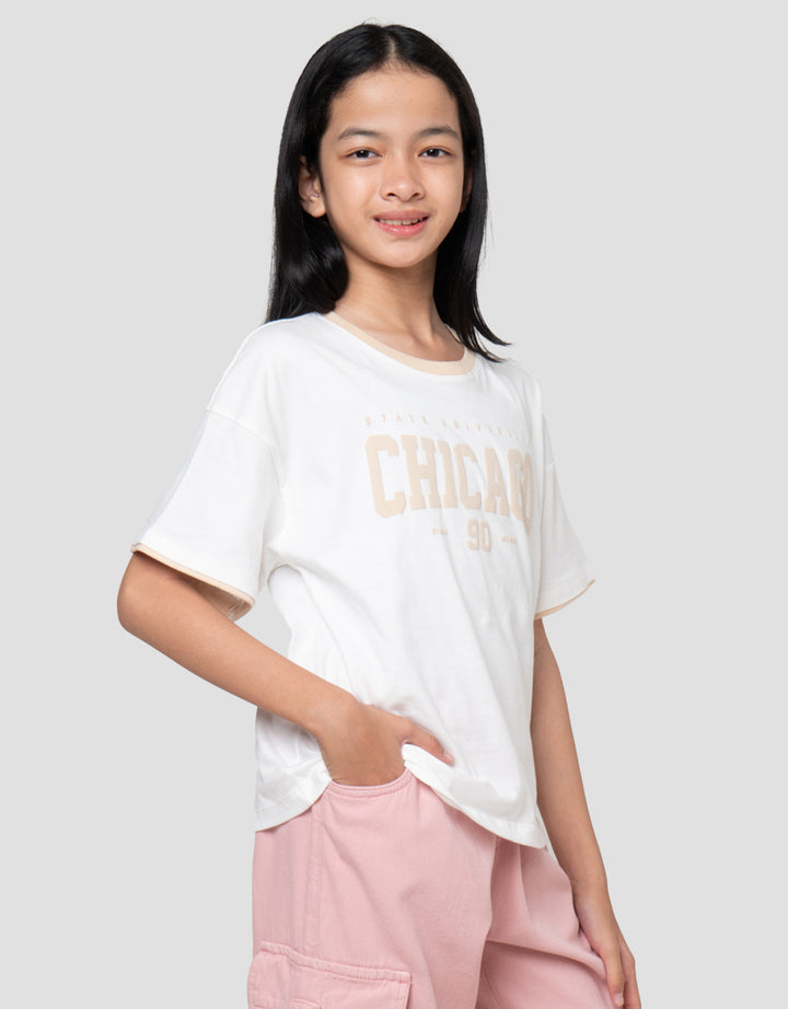 Nevada Chicago Kaos Anak Perempuan