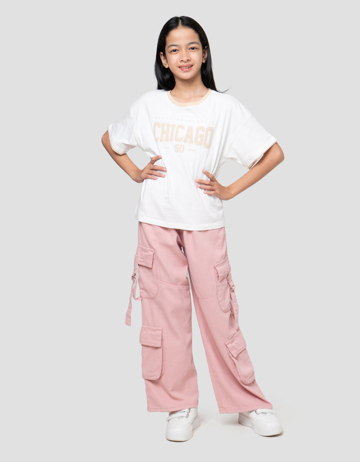 Nevada Chicago Kaos Anak Perempuan