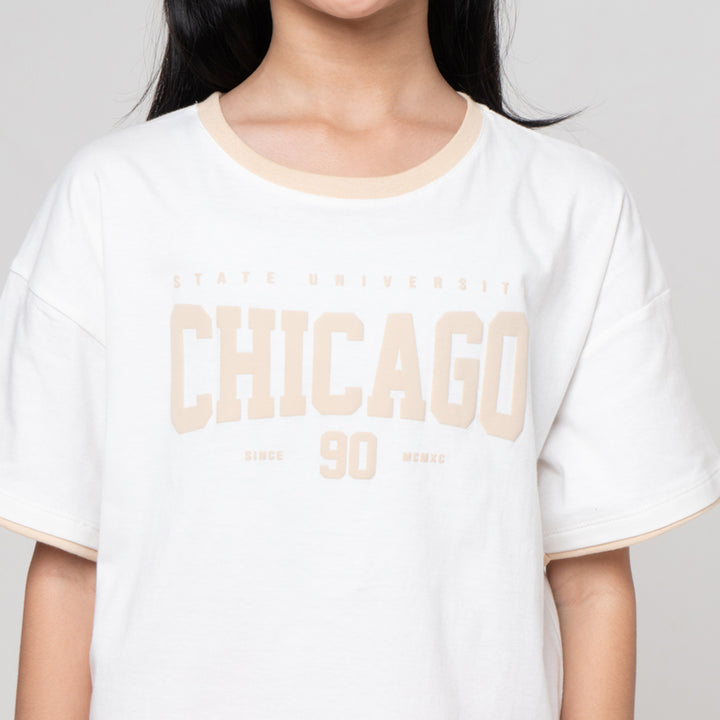 Nevada Chicago Kaos Anak Perempuan