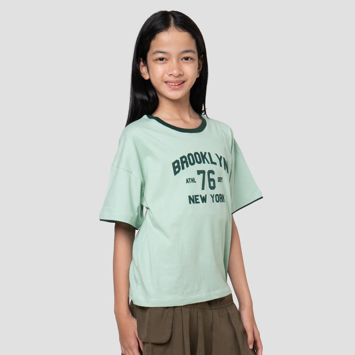 Nevada Brooklyn Kaos Anak Perempuan