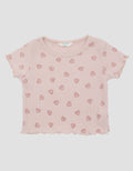 Little M Rib Fullprint Love Kaos Bayi Perempuan