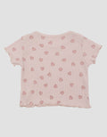 Little M Rib Fullprint Love Kaos Bayi Perempuan