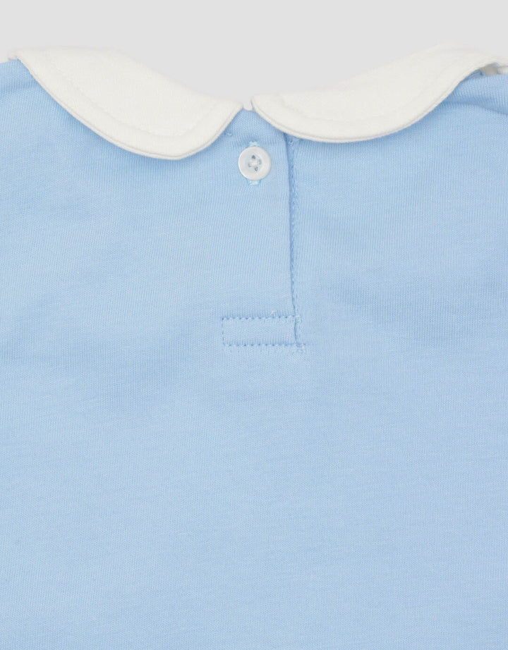 Little M Terry Ruffle Embro Kaos Polo Anak Perempuan