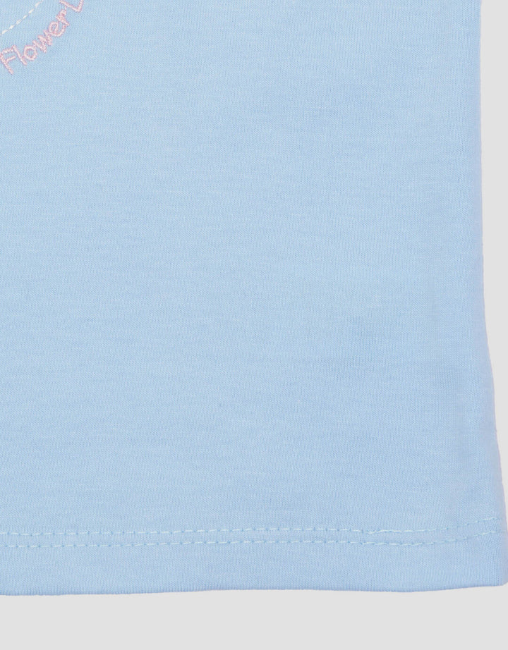 Little M Terry Ruffle Embro Kaos Polo Anak Perempuan