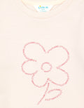 Little M Bordir Flowers Sweater Non Hoodie Bayi Perempuan