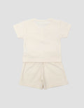 Little M Textured Knit Pakaian Set Anak Laki-laki