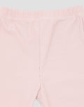Little M Textured Rib Stripe Pakaian  Set Anak Perempuan