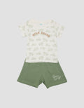 Little M Fullprint Lions Setelan Anak Laki-laki