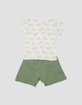 Little M Fullprint Lions Setelan Anak Laki-laki
