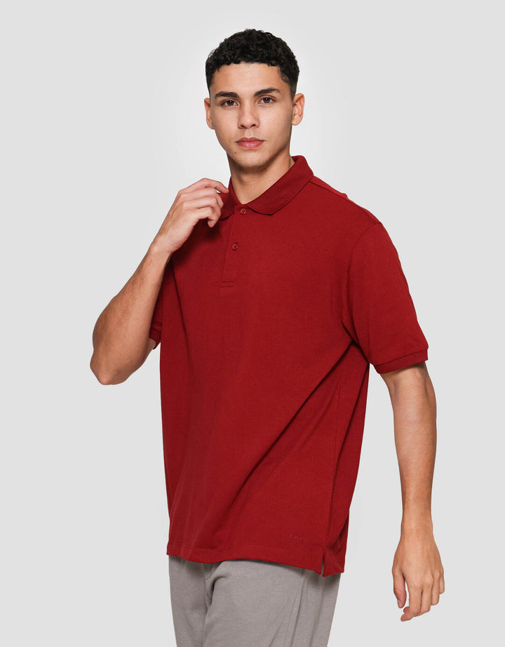 Cole Solid Fit Kaos Polo Lengan Pendek Pria