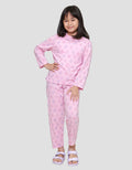 Little M Girls Fullprint Flower Set Baju Tidur Anak Perempuan