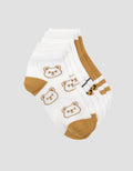 Little M Pack Of 3 Bear Kaos Kaki Bayi Laki-laki