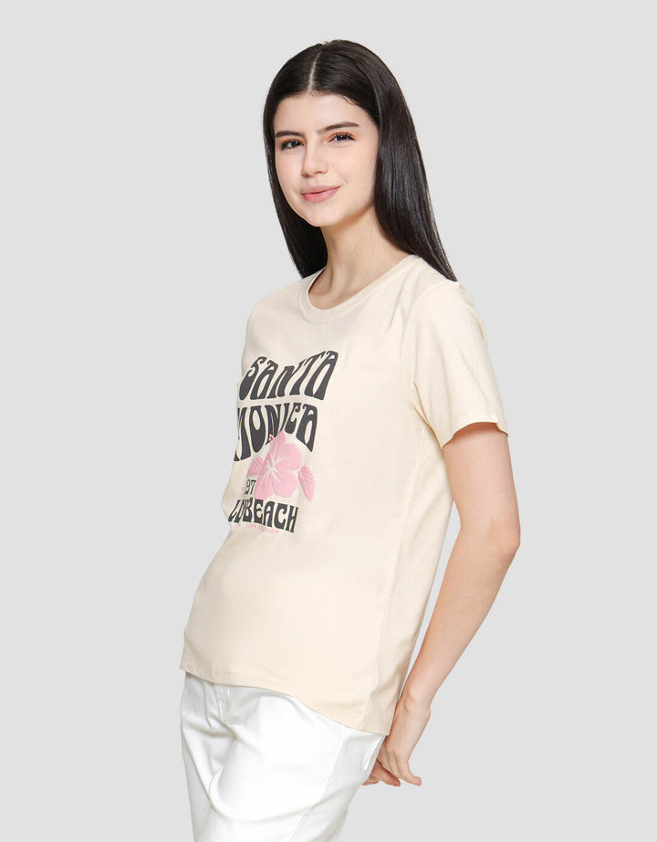 Nevada Santa Monica Kaos Lengan Pendek Wanita