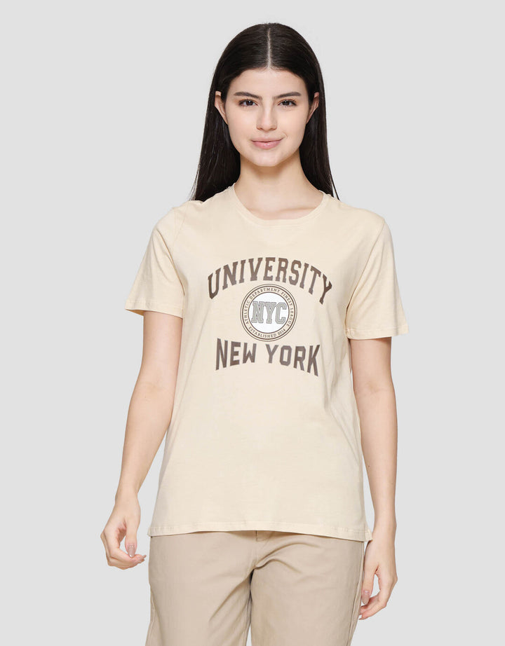 Nevada Solid Reguler Comb University Nyc Kaos Wanita
