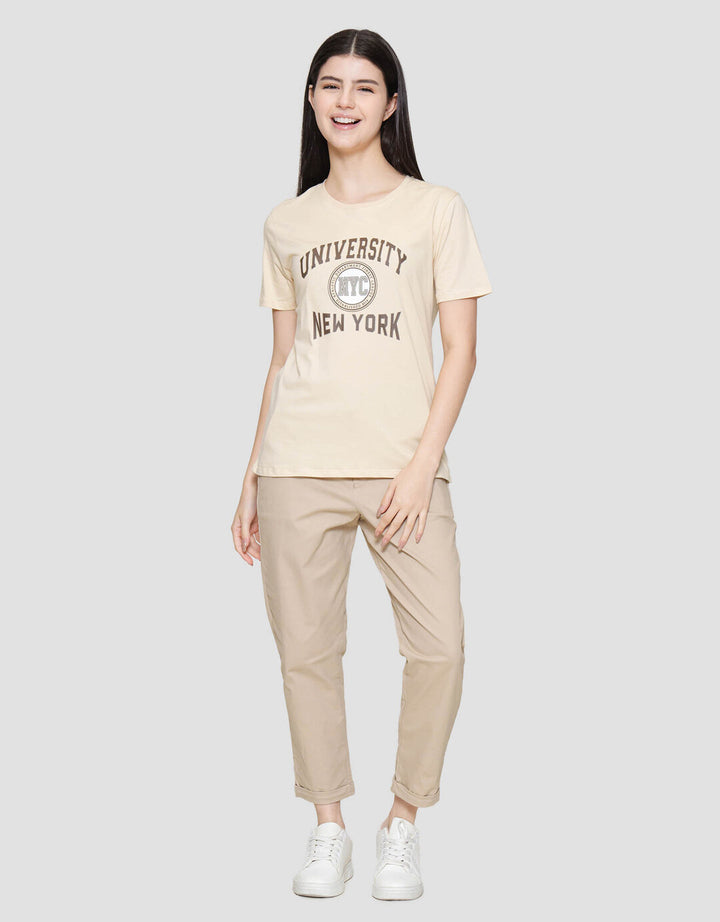 Nevada Solid Reguler Comb University Nyc Kaos Wanita